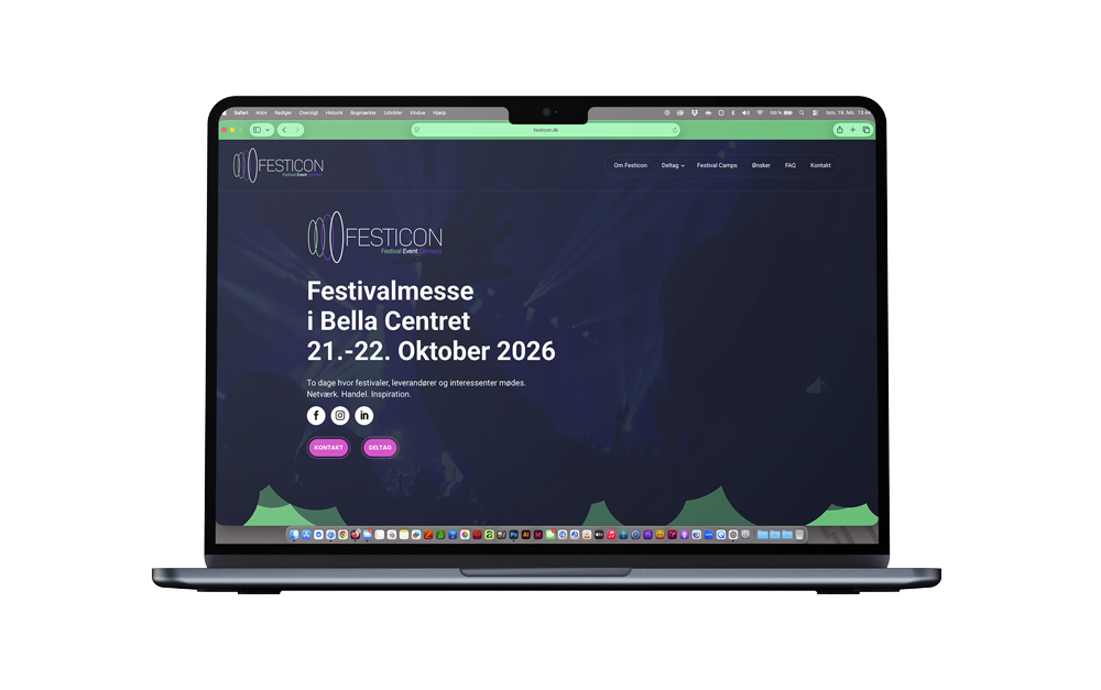 FESTICON - digital og visuel identitet for festivalbranchen